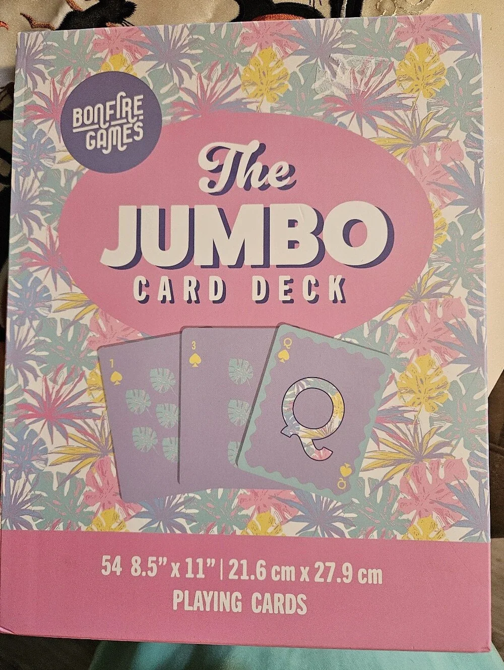 Jumbo Card Deck 54 Giant Playing Cards 8.5
